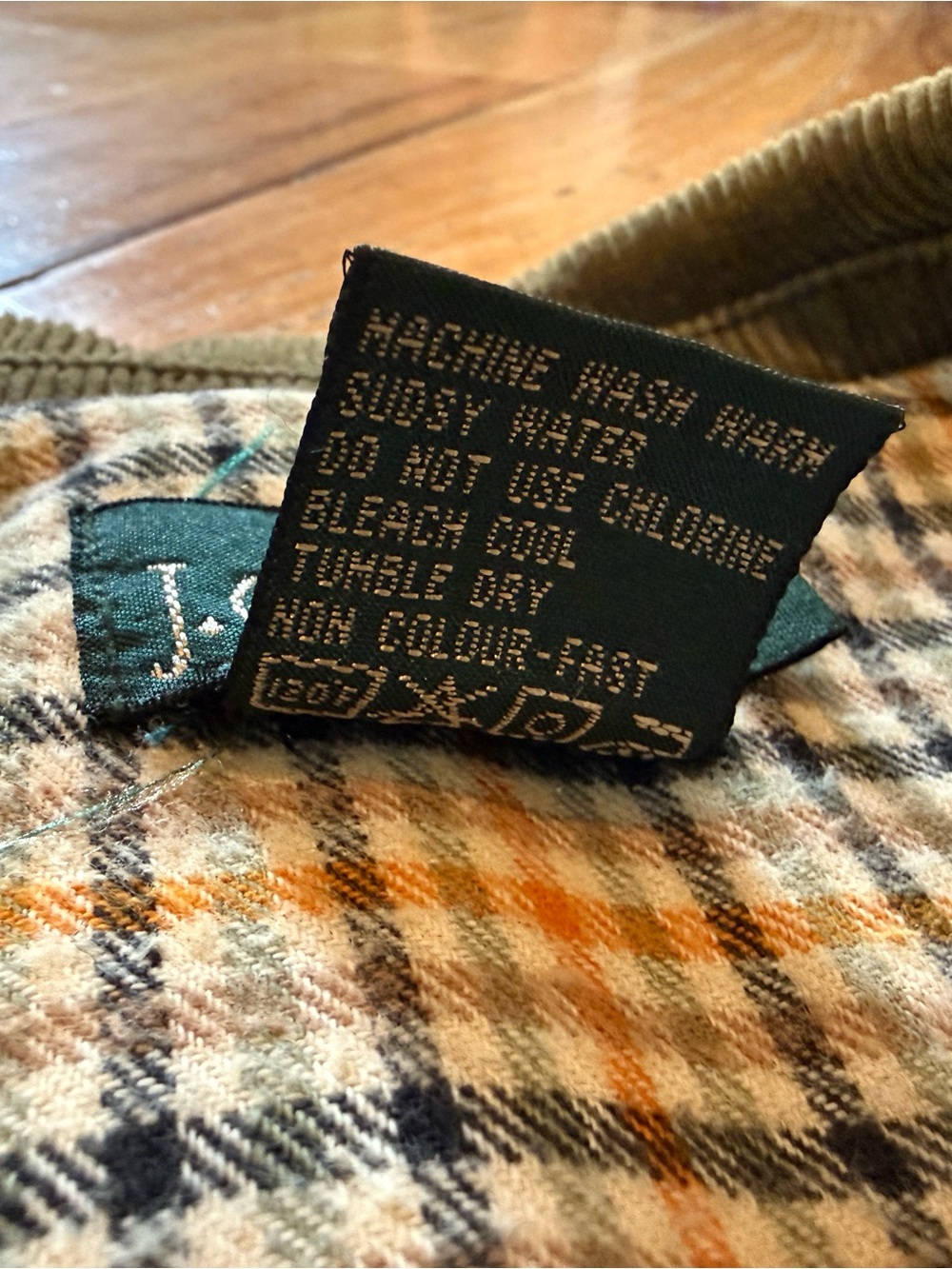 Vtg J. Crew Oarsman Corduroy Collar Barn Jacket Chore Coat Field Men’s Sz M Tan - Picture 5 of 16